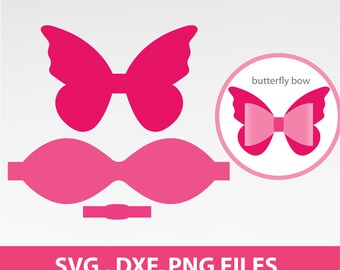 Butterfly bow Etsy photo about Bow Template Printable referred to as Butterfly bow Etsy